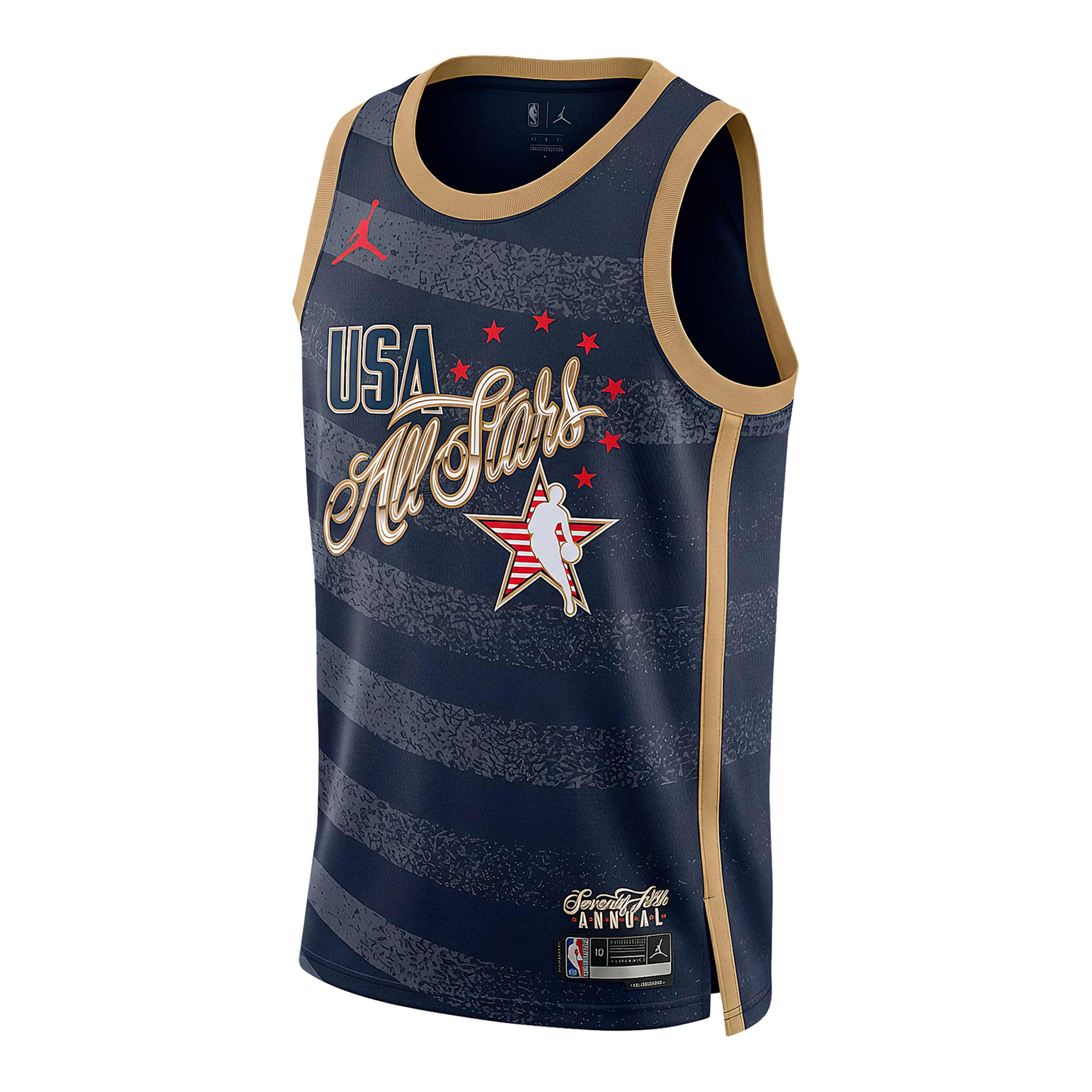 2026 Basketball All-Star Custom Jersey (USA Edition) – Navy Blue – Personalized
