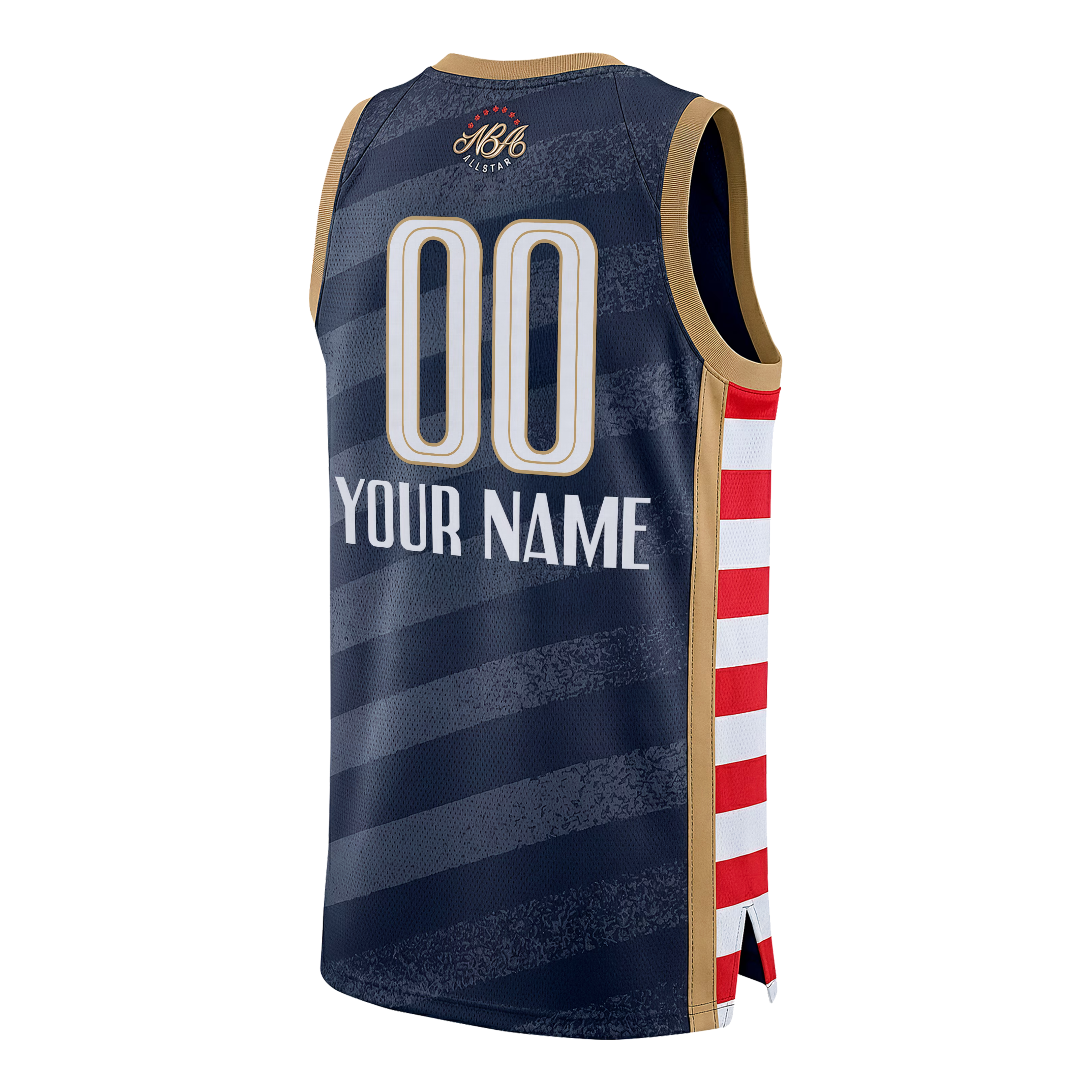 2026 Basketball All-Star Custom Jersey (USA Edition) – Navy Blue – Personalized