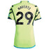 Kai Havertz Arsenal adidas 2023/24 Away Player Authentic T-shirt - Yellow
