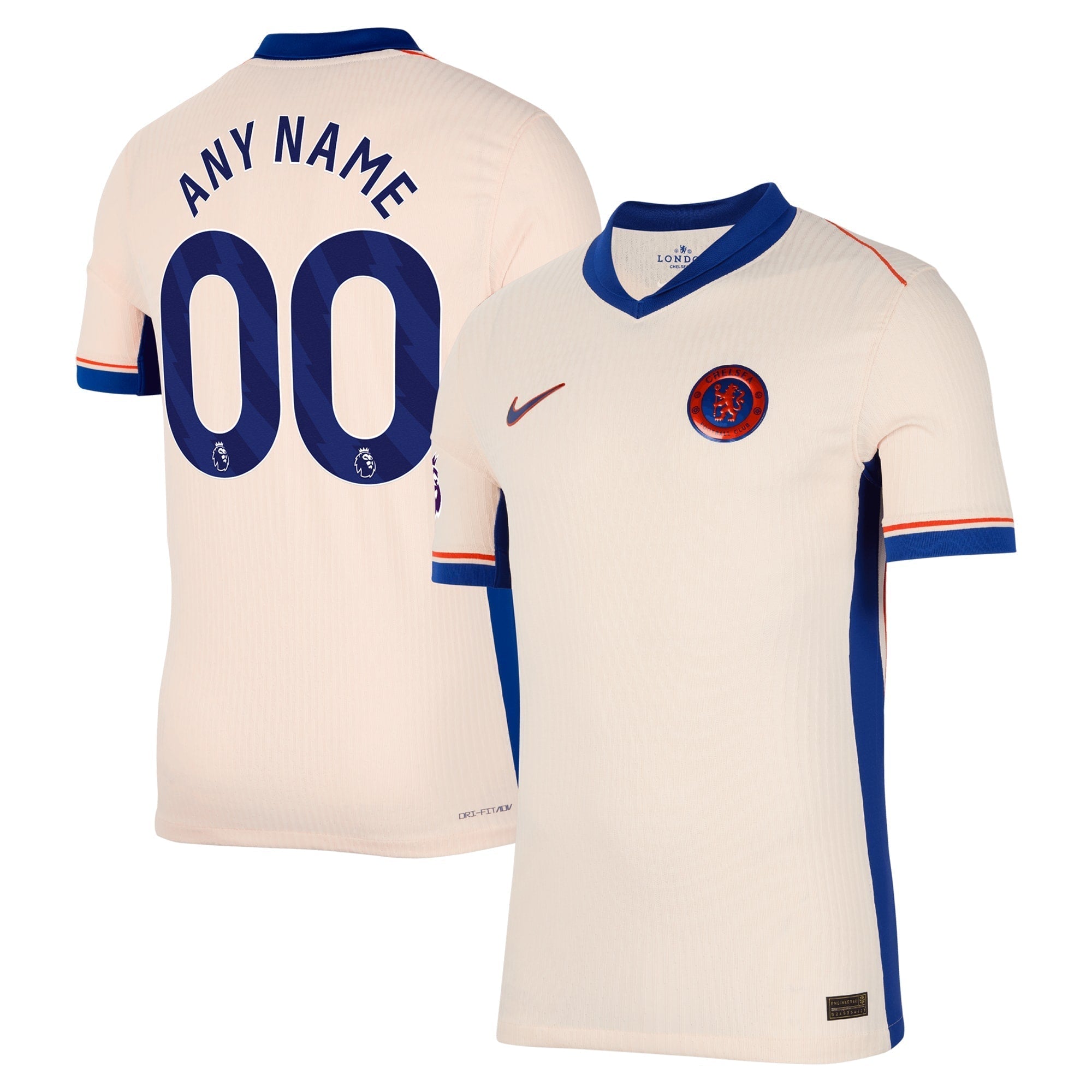 Chelsea Nike 2024/25 Away Custom Authentic T-shirt - Orange