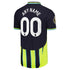 Manchester City Puma 2024/25 Away Custom Authentic T-shirt - Navy