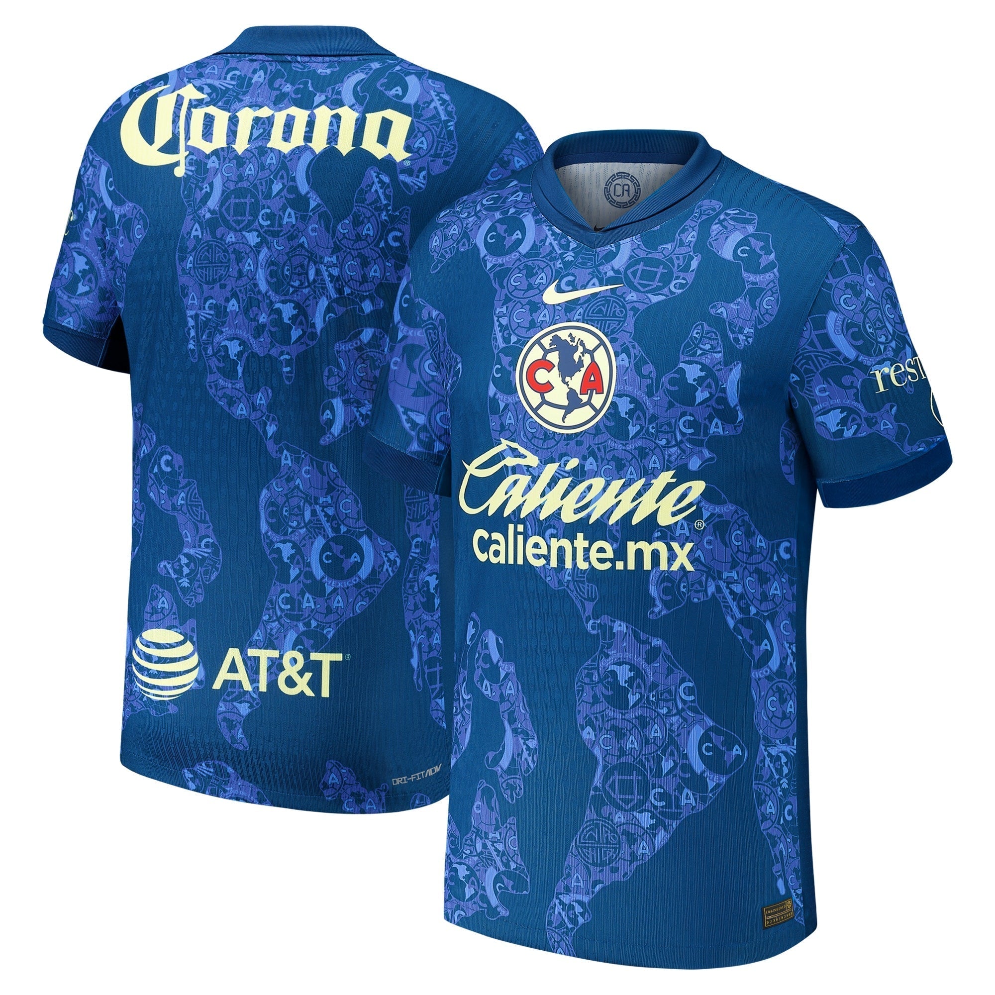 Club America Nike 2024/25 Away Authentic T-shirt - Blue