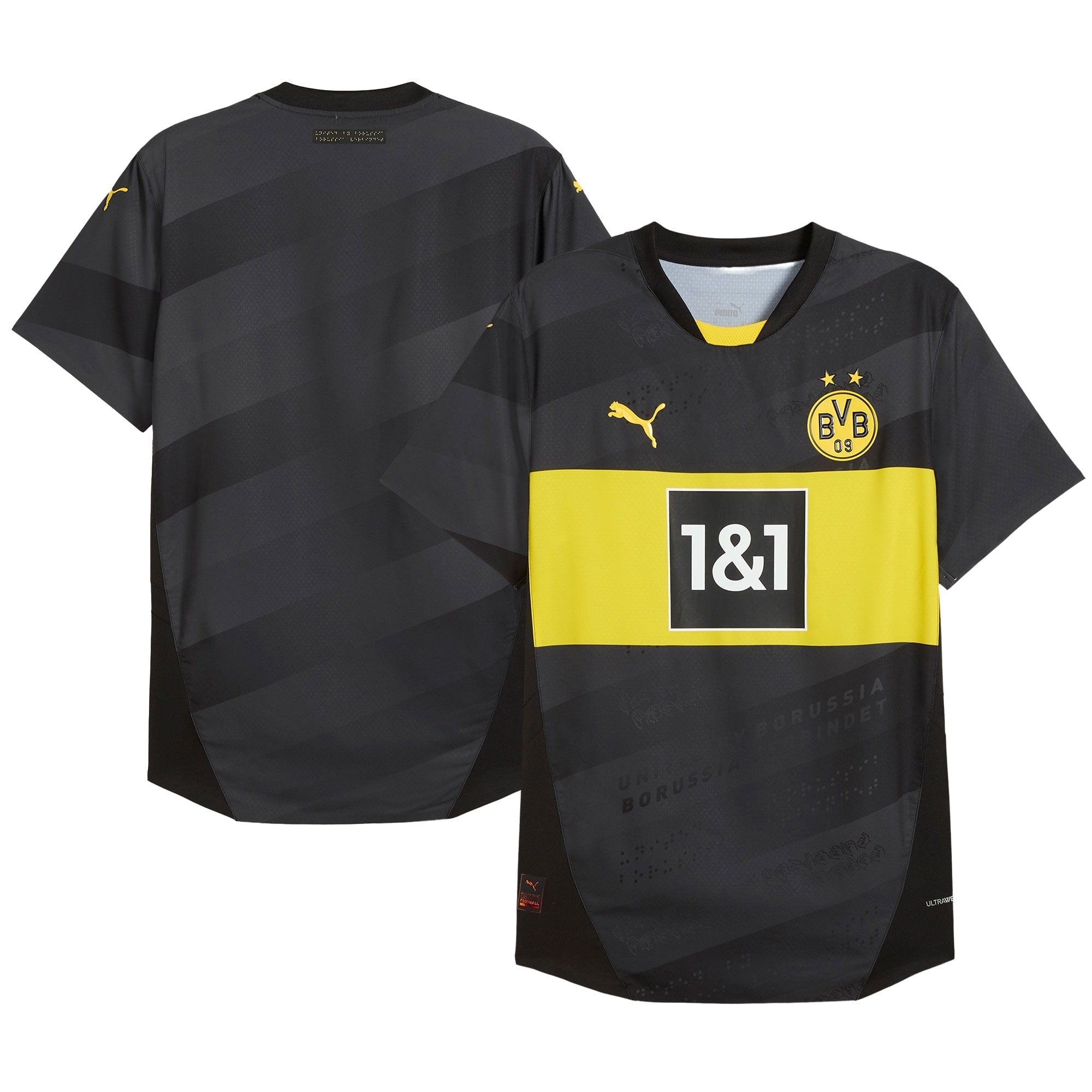 Borussia Dortmund Puma 2024/25 Away Authentic T-shirt - Black