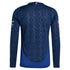 Manchester United adidas 2024/25 Away Long Sleeve Authentic T-shirt - Navy