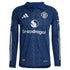 Marcus Rashford Manchester United adidas 2024/25 Away Long Sleeve Player Authentic T-shirt - Navy