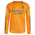 Kylian Mbappé Real Madrid adidas 2024/25 Away Long Sleeve Player Authentic T-shirt - Orange