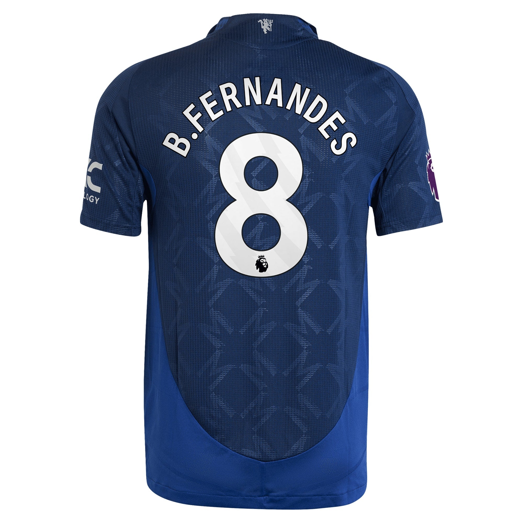Bruno Fernandes Manchester United adidas 2024/25 Away Player Authentic T-shirt - Navy