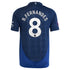 Bruno Fernandes Manchester United adidas 2024/25 Away Player Authentic T-shirt - Navy