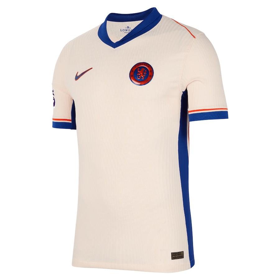 Moisés Caicedo Chelsea Nike 2024/25 Away Player Authentic T-shirt - Orange