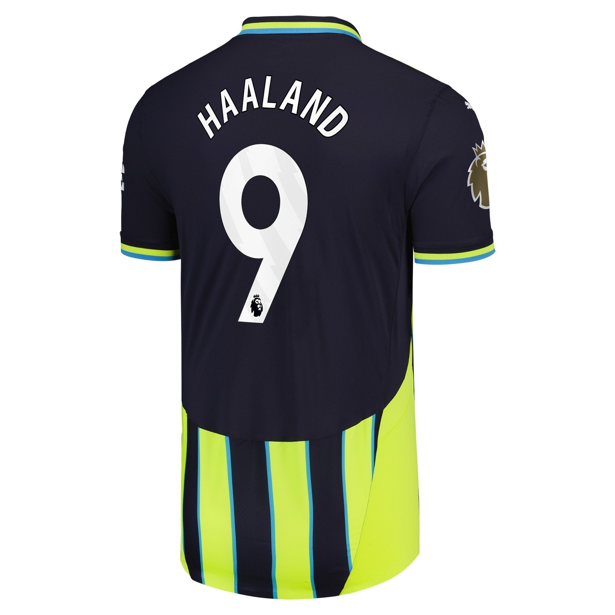 Erling Haaland Manchester City Puma 2024/25 Away Player Authentic T-shirt - Navy
