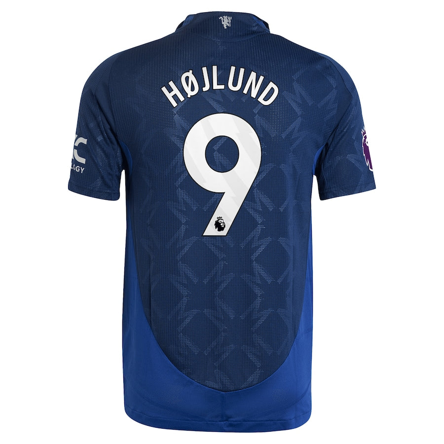 Rasmus Højlund Manchester United adidas 2024/25 Away Player Authentic T-shirt - Navy