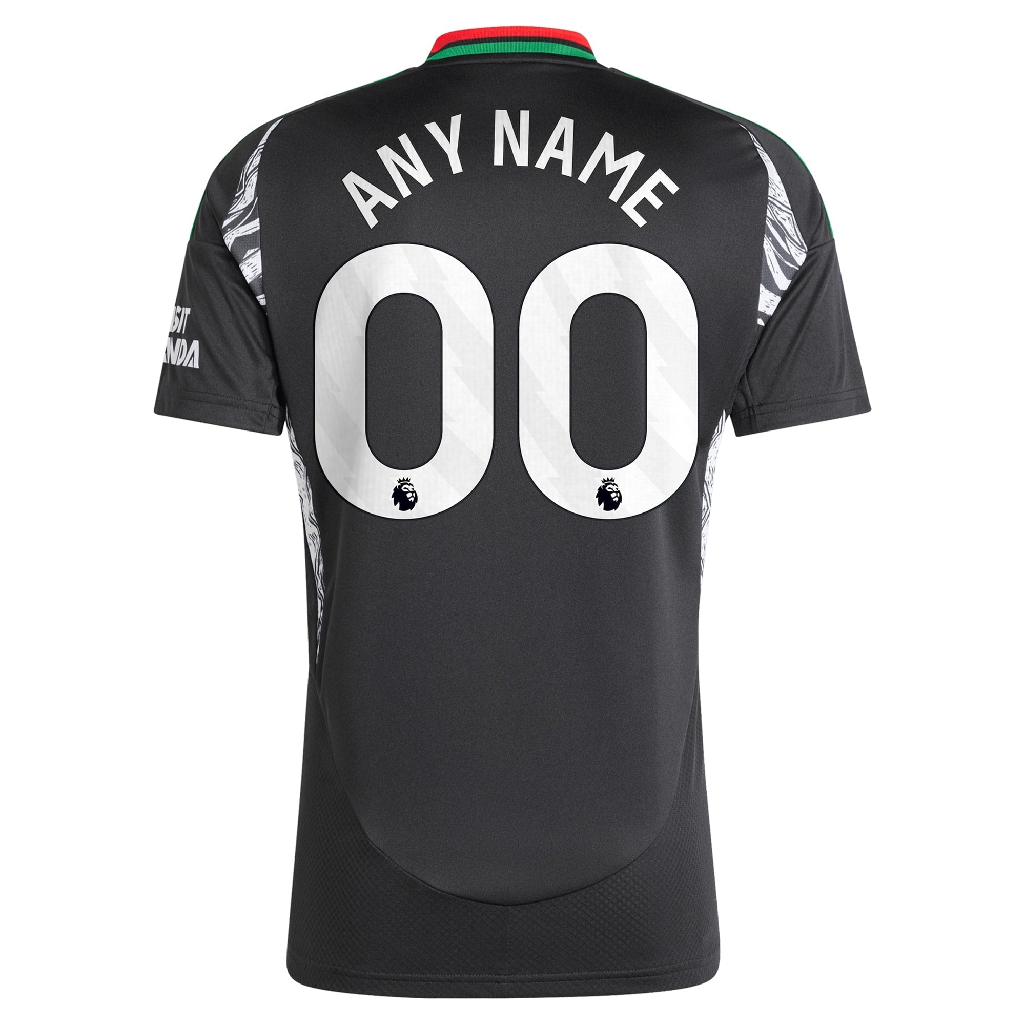 Arsenal adidas 2024/25 Away Custom Authentic T-shirt - Black