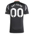 Arsenal adidas 2024/25 Away Custom Authentic T-shirt - Black