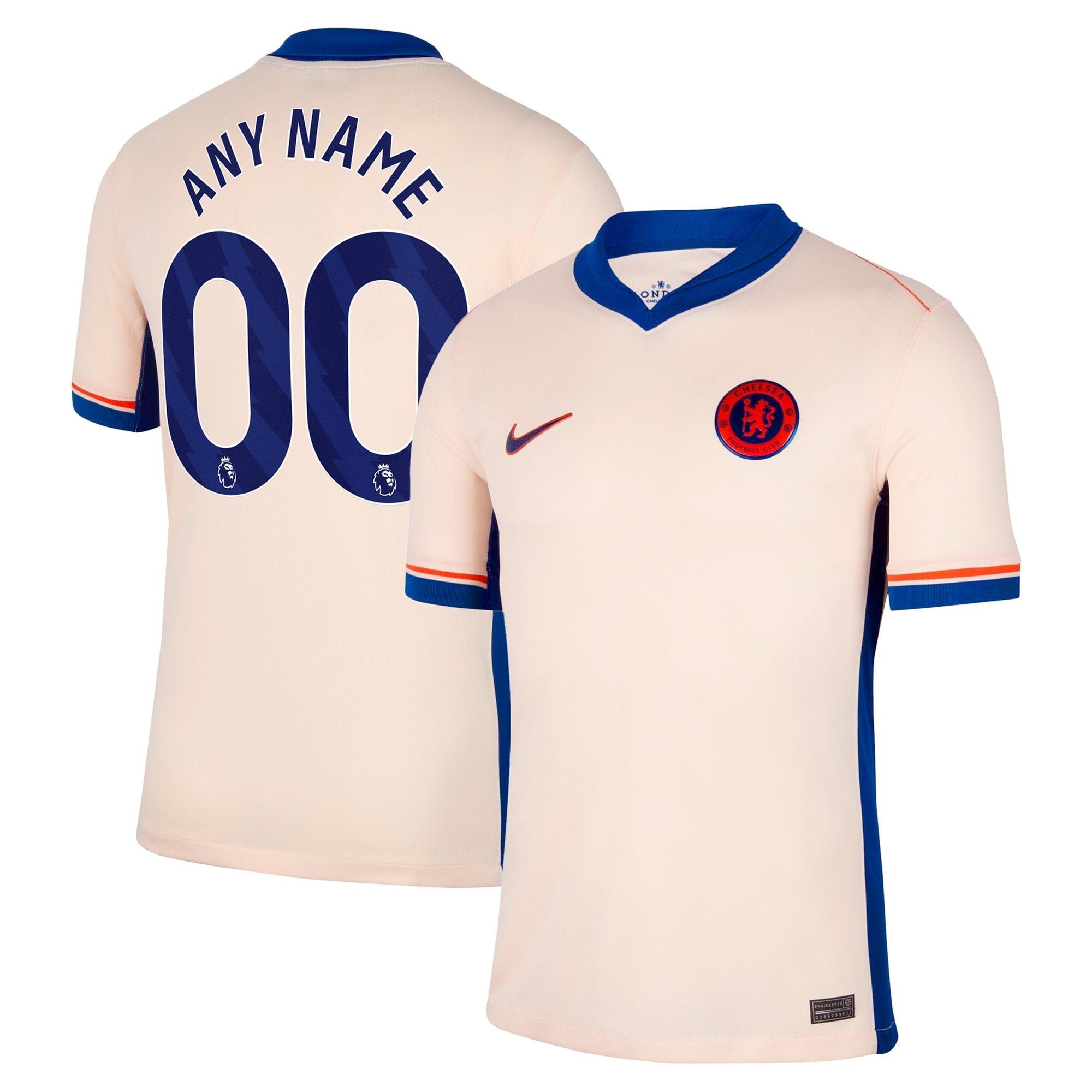 Chelsea Nike 2024/25 Away Custom Authentic T-shirt - Orange