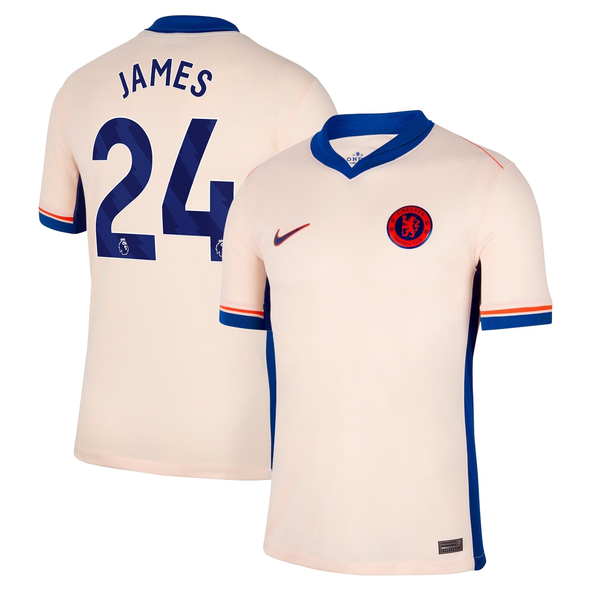 Reece James Chelsea Nike 2024/25 Away Player Authentic T-shirt - Orange