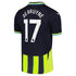 Kevin De Bruyne Manchester City Puma 2024/25 Away Player Authentic T-shirt - Navy
