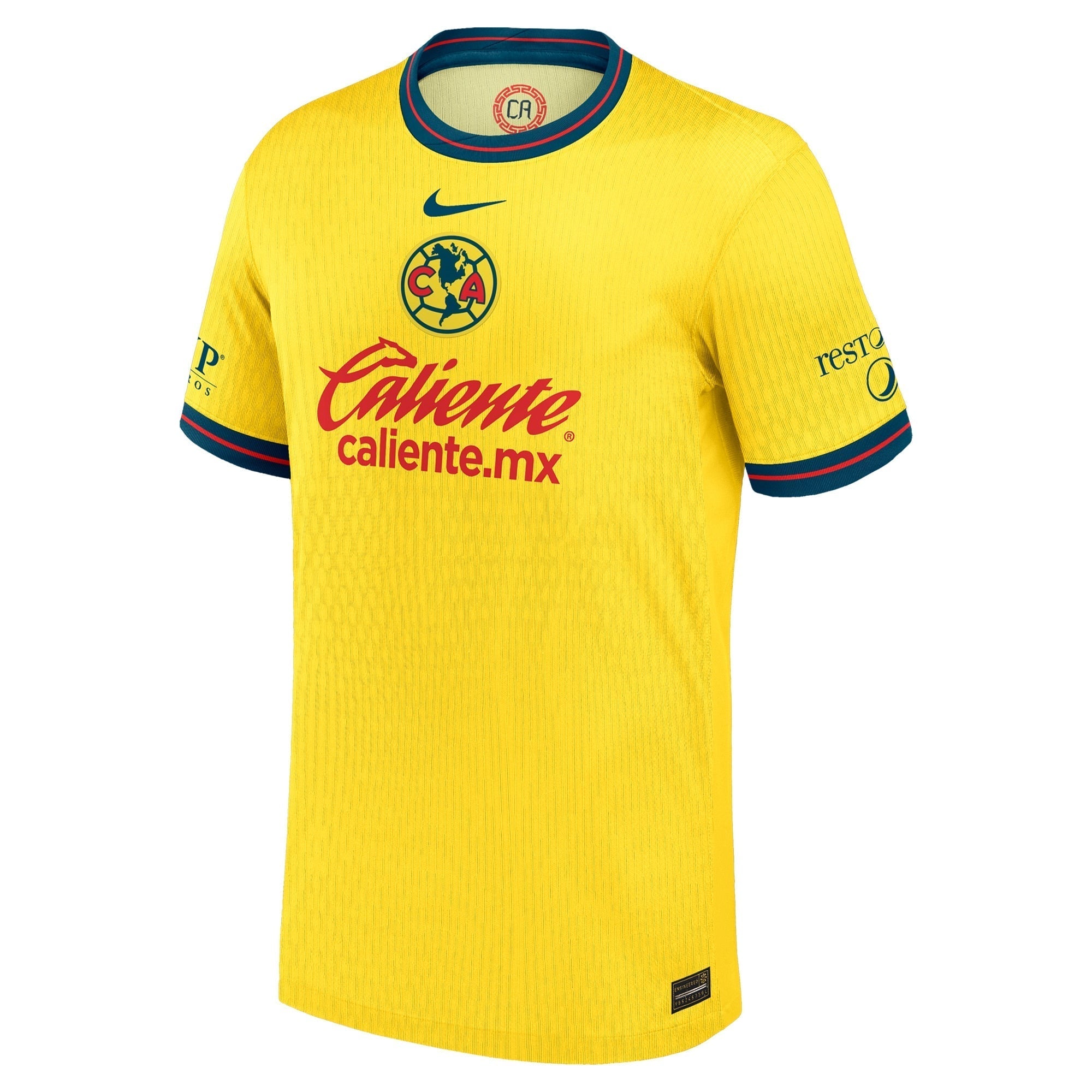 Club America Nike 2024/25 Home Authentic T-shirt - Yellow