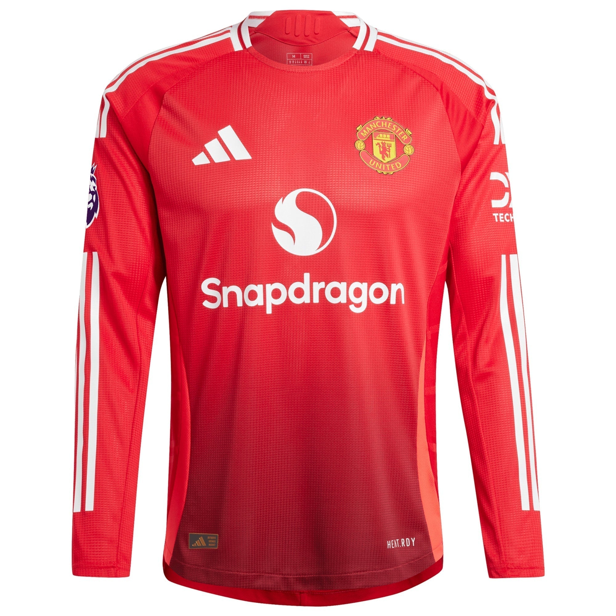 Marcus Rashford Manchester United 2024/25 Home Long Sleeve Player Authentic T-shirt - Red