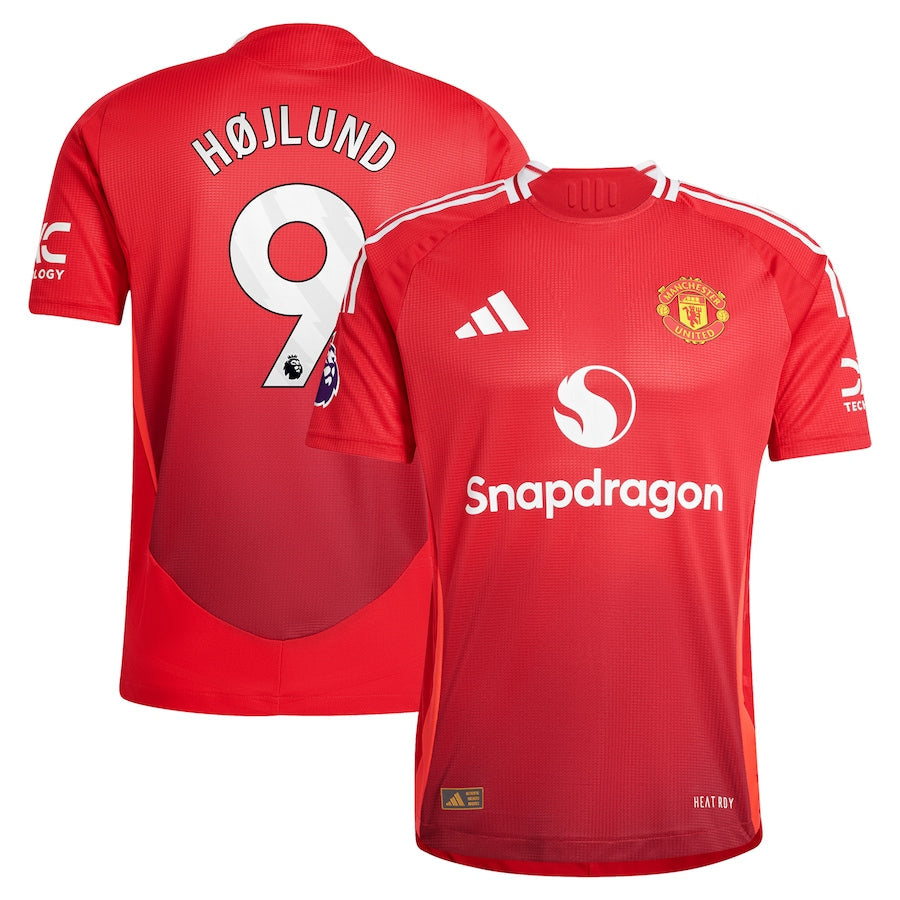 Marcus Rashford Manchester United 2024/25 Home Long Sleeve Player Authentic T-shirt - Red