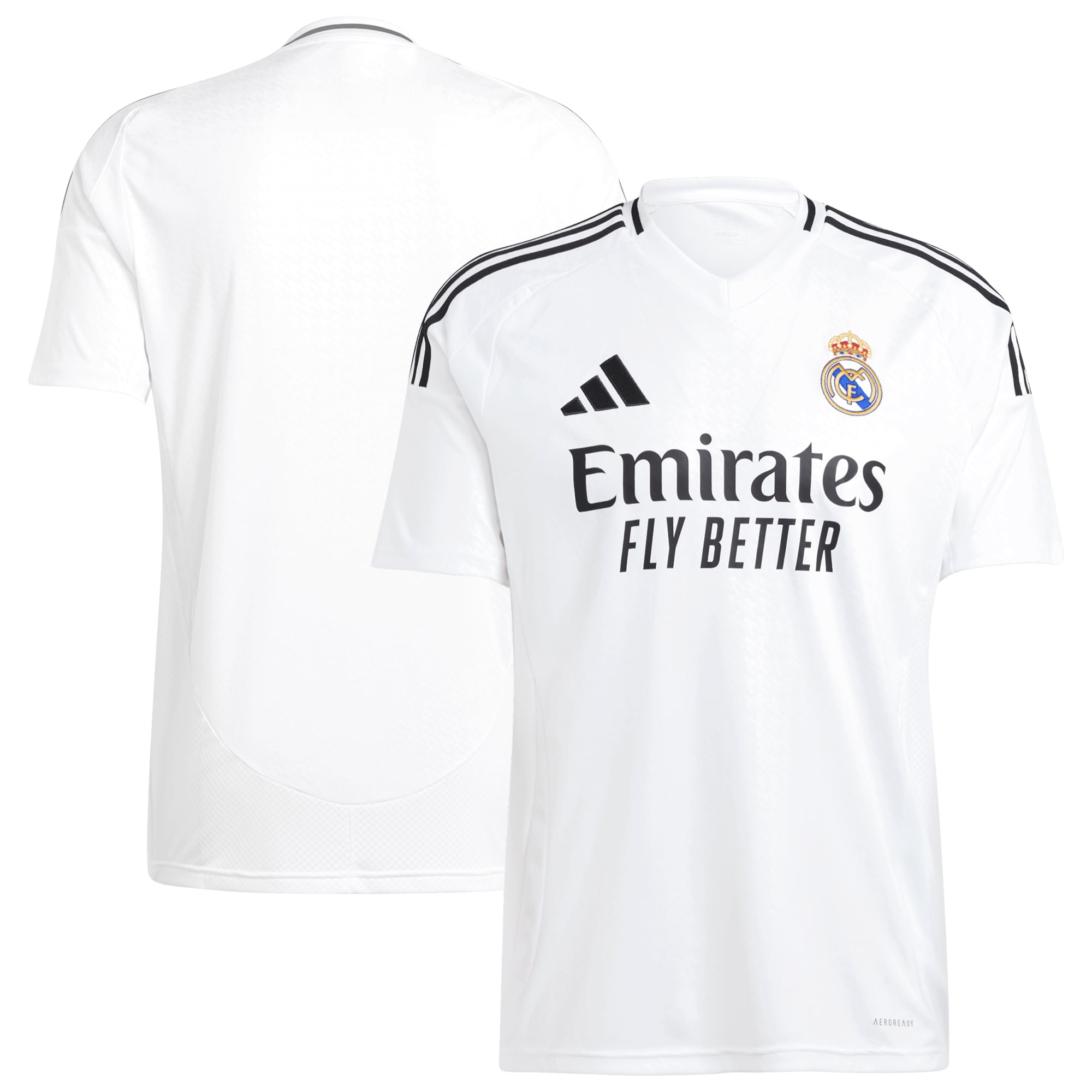 Real Madrid adidas 2024/25 Home Authentic T-shirt - White