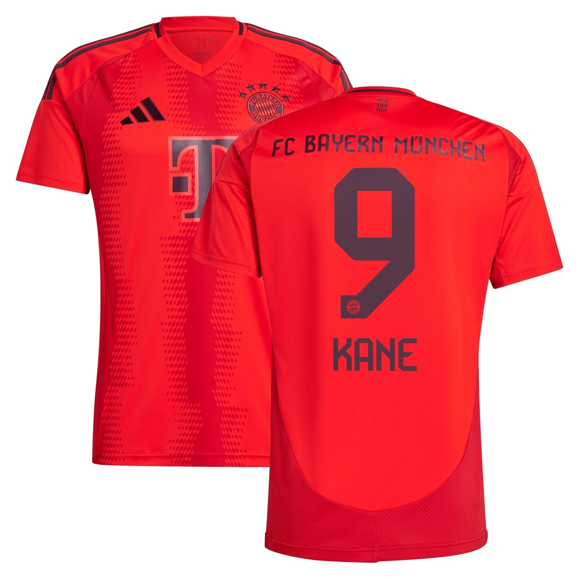 Harry Kane Bayern Munich adidas 2024/25 Home Player Authentic T-shirt - Red