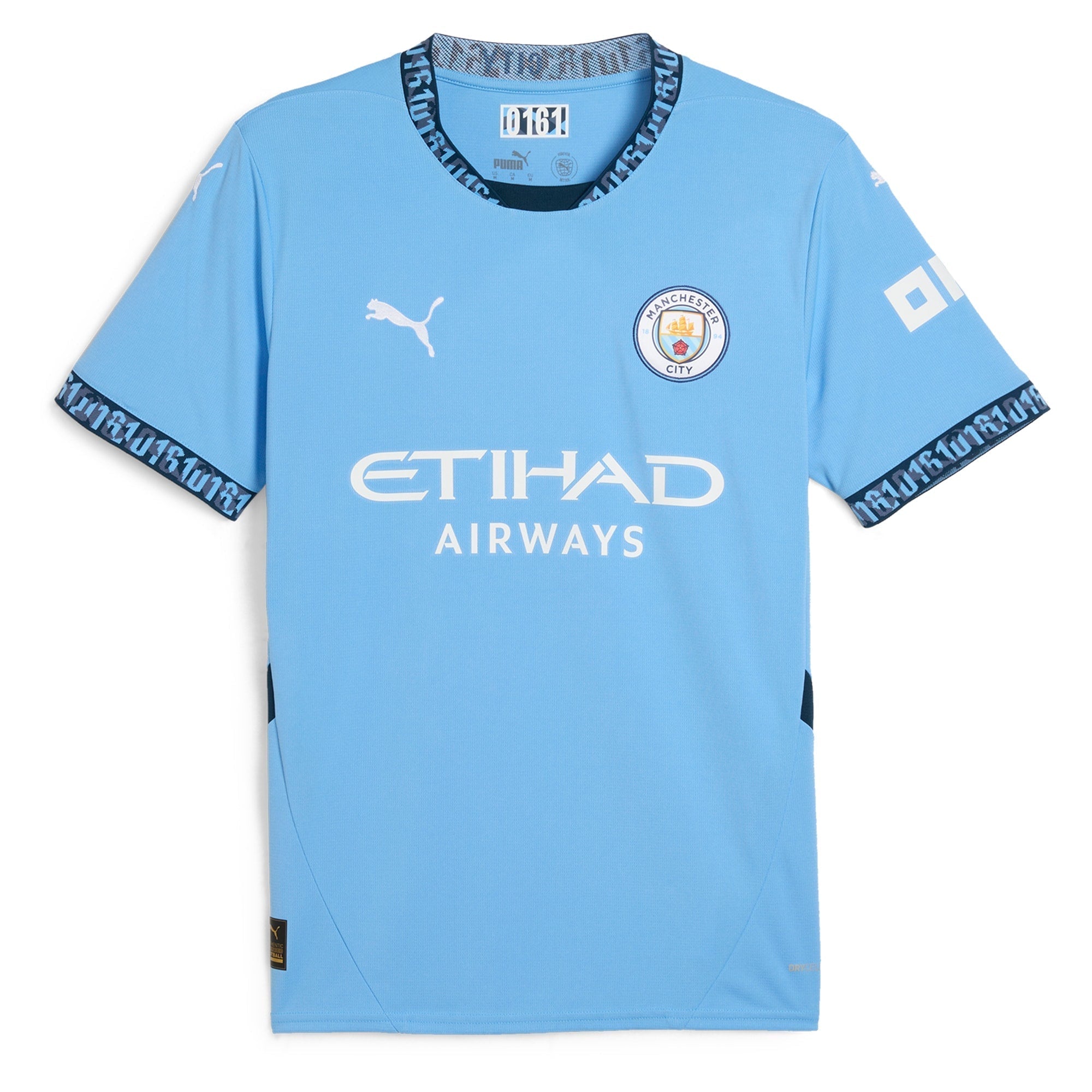 Phil Foden Manchester City Puma 2024/25 Home Player Authentic T-shirt - Light Blue