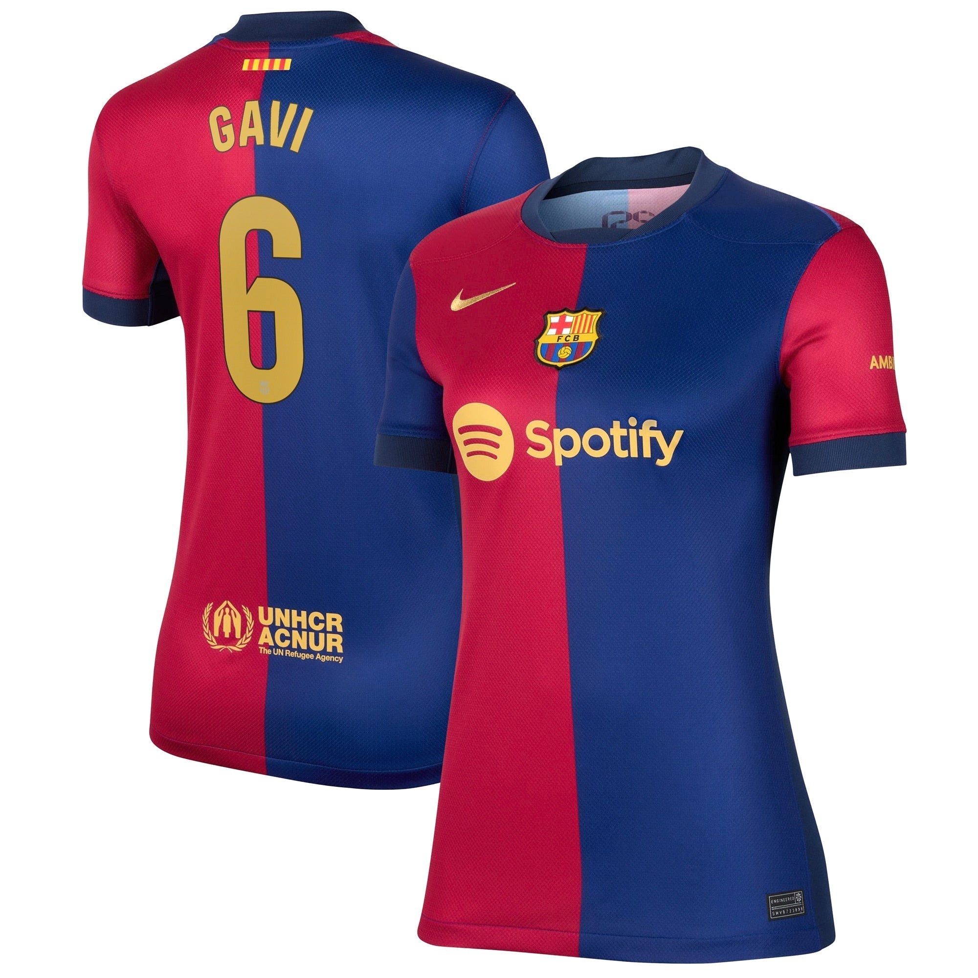 Gavi Barcelona Nike Women's 2024/25 Home Player Authentic T-shirt - Royal