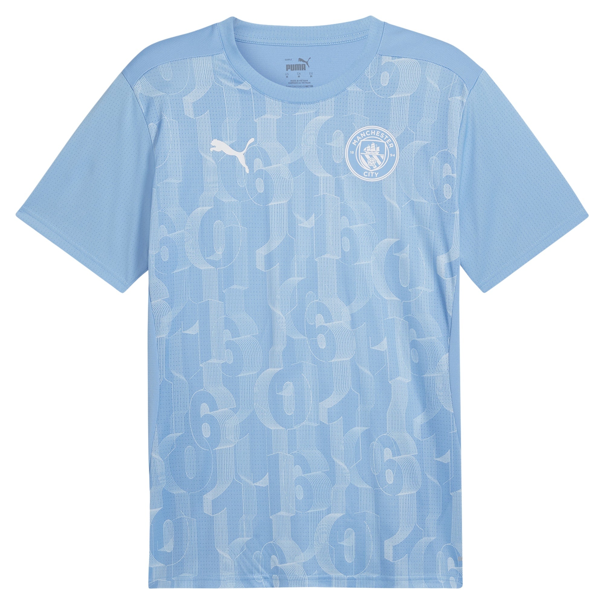 Manchester City Puma 2024/25 Pre-Match Authentic T-shirt - Light Blue