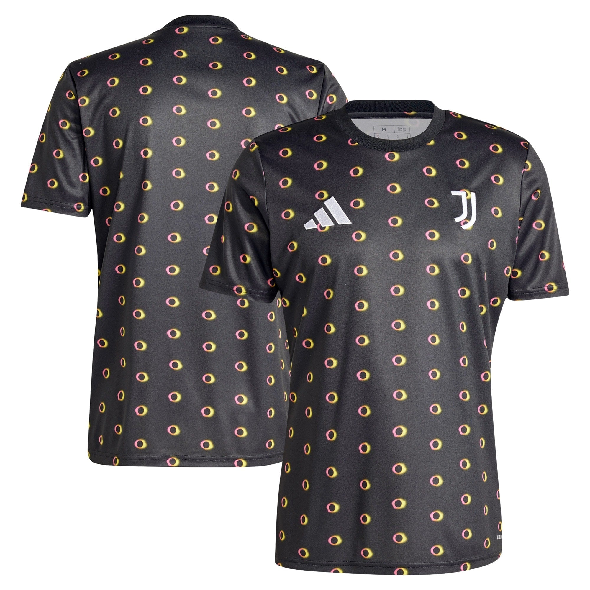 Juventus adidas 2024/25 Slim Fit Pre-Match Top - Black