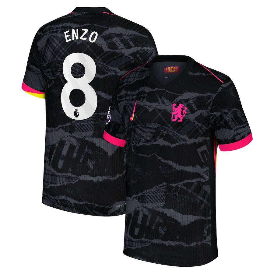 Enzo Fernández Chelsea Nike 2024/25 Third Player Authentic T-shirt - Anthracite