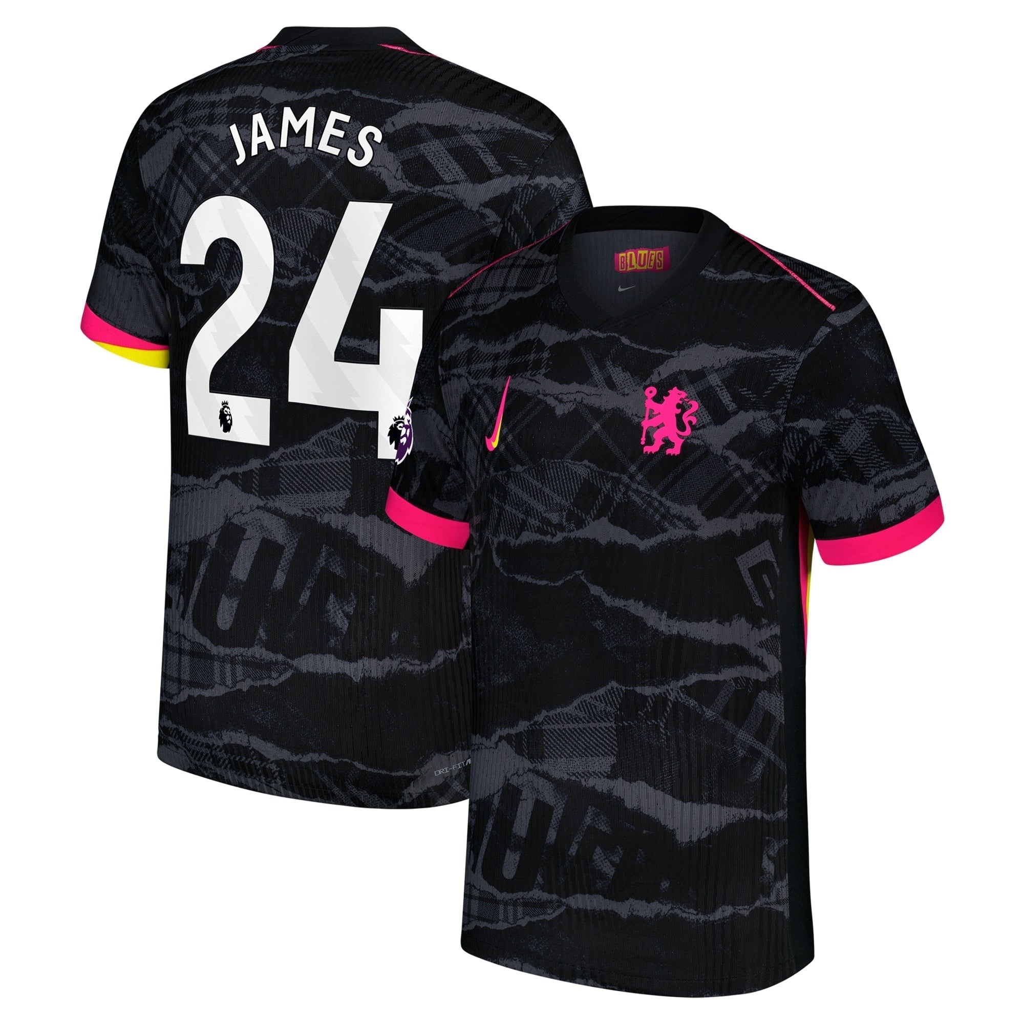 Reece James Chelsea Nike 2024/25 Third Player Authentic T-shirt - Anthracite