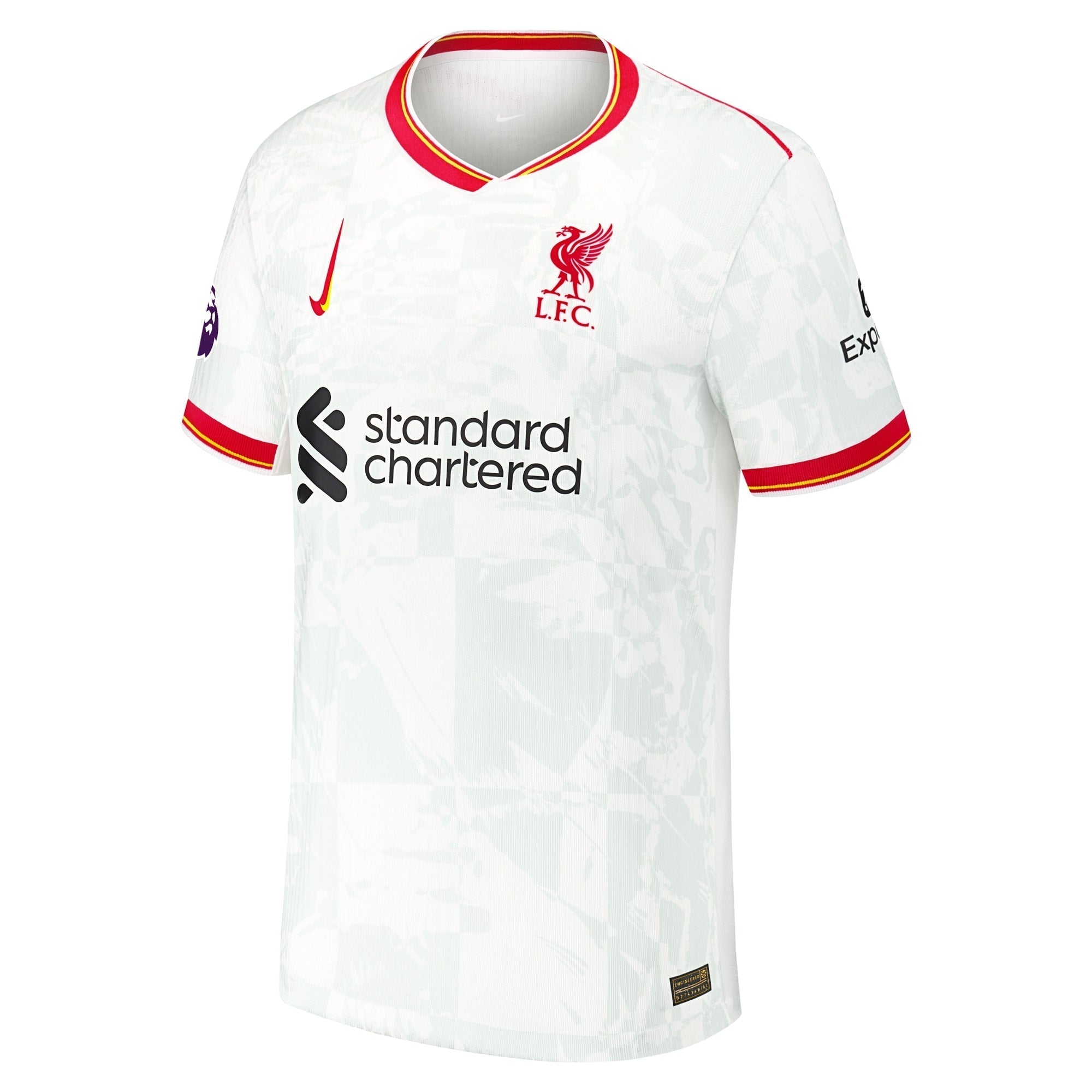 Liverpool Nike 2024/25 Third Custom Authentic T-shirt - White