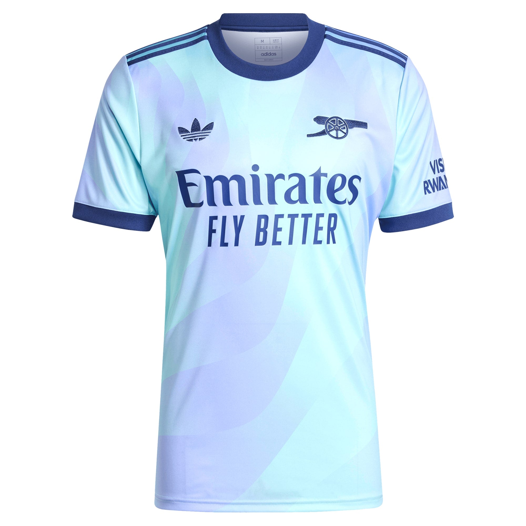 Arsenal adidas Originals 2024/25 Third Authentic T-shirt - Aqua