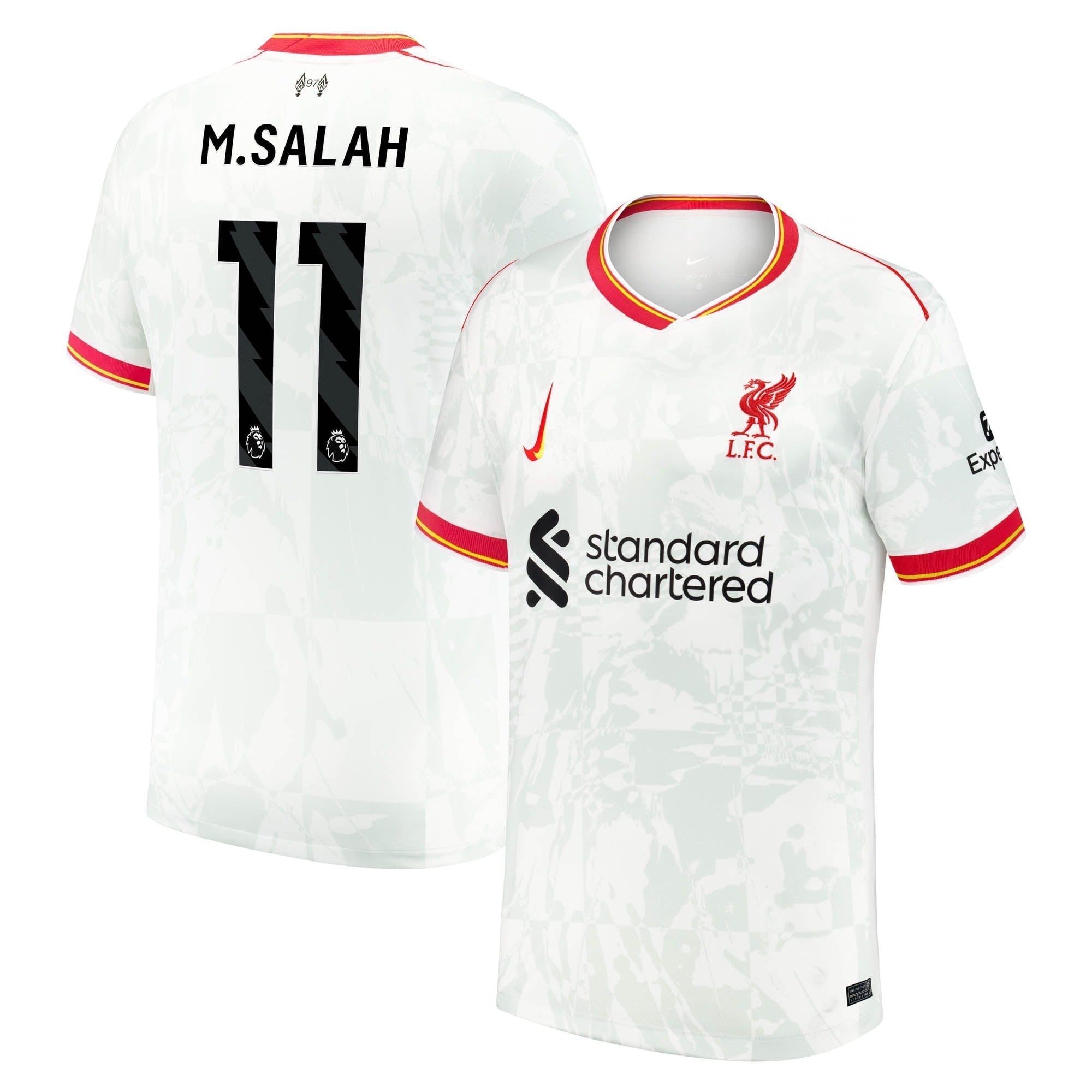 Mohamed Salah Liverpool Nike 2024/25 Third Authentic T-shirt - White