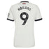 Rasmus Højlund Manchester United adidas Originals 2024/25 Third Authentic T-shirt - Cream