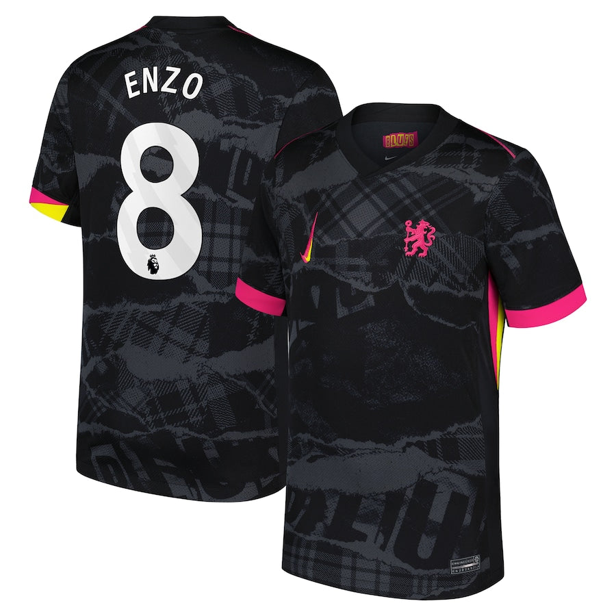 Enzo Fernández Chelsea Nike 2024/25 Third Player Authentic T-shirt - Anthracite