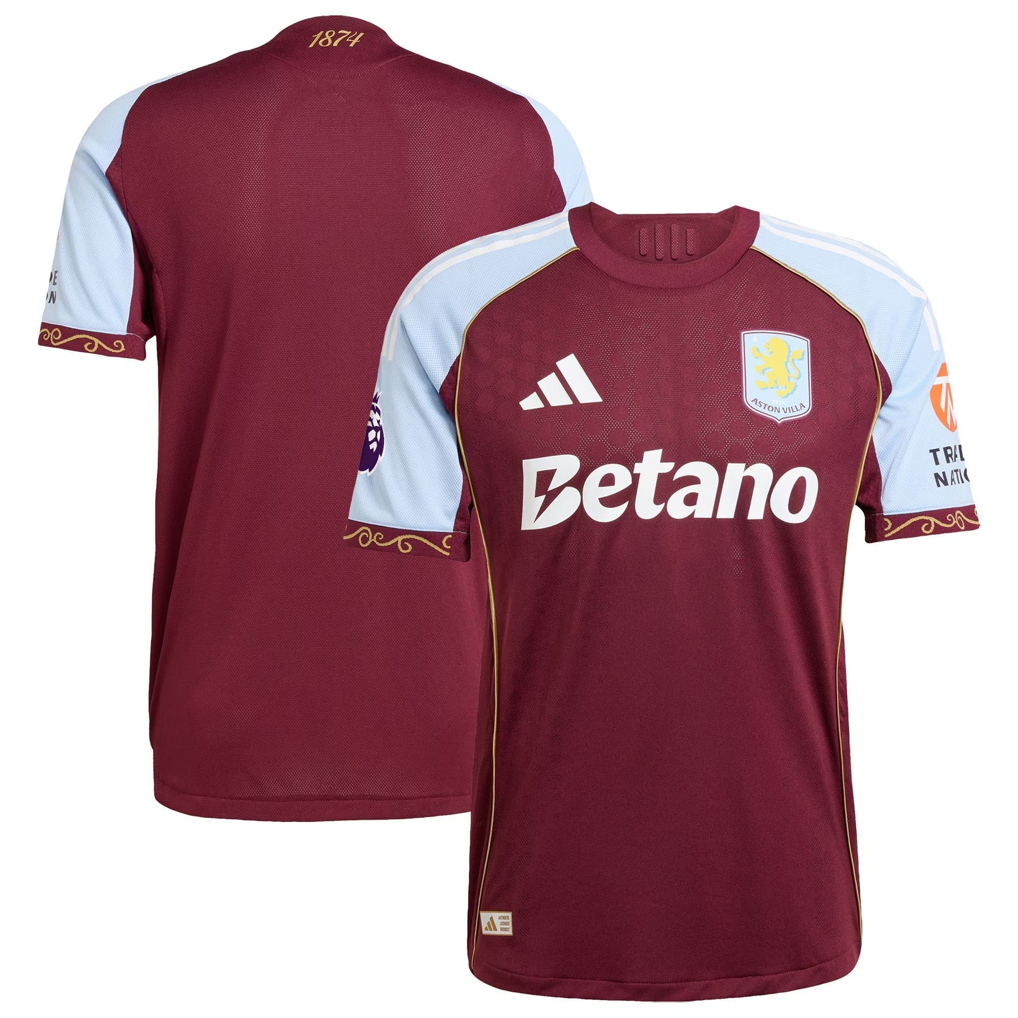 Aston Villa Fan Edition Football Jersey | Shop Aston Villa Soccer Shirt Online