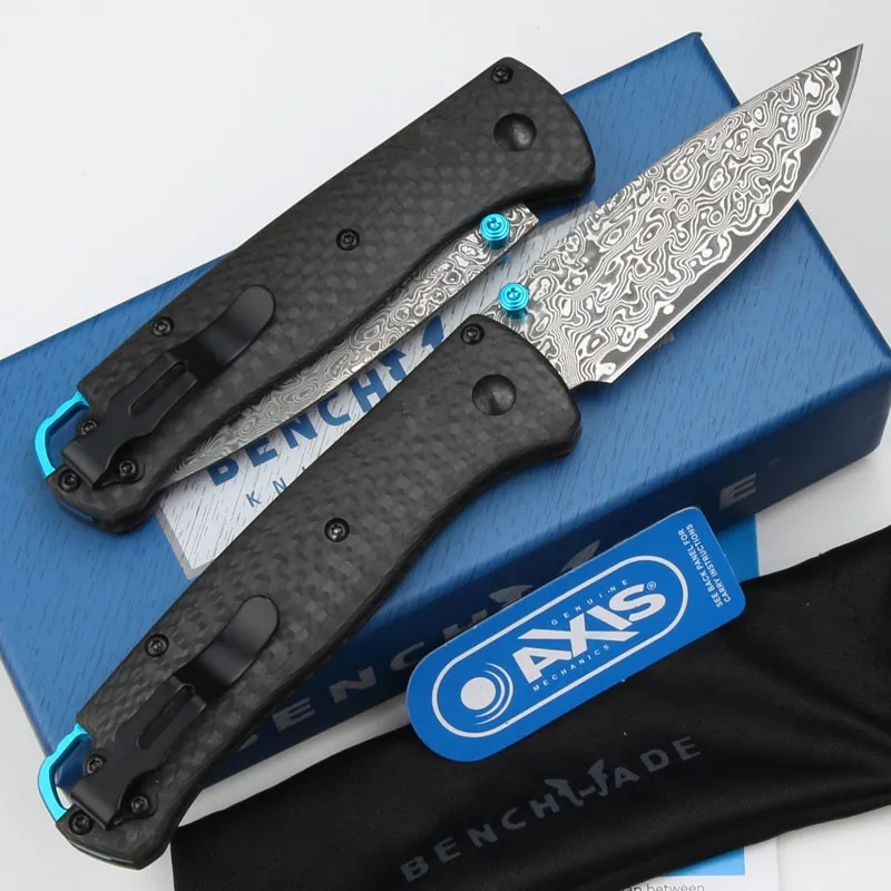 Benchmade 535 Bugout: Elite Damascus & S90V Carbon Fiber Edition