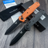 Professional Title: Benchmade 8551 Mediator Auto: Safety Orange S90V Tactical Folder