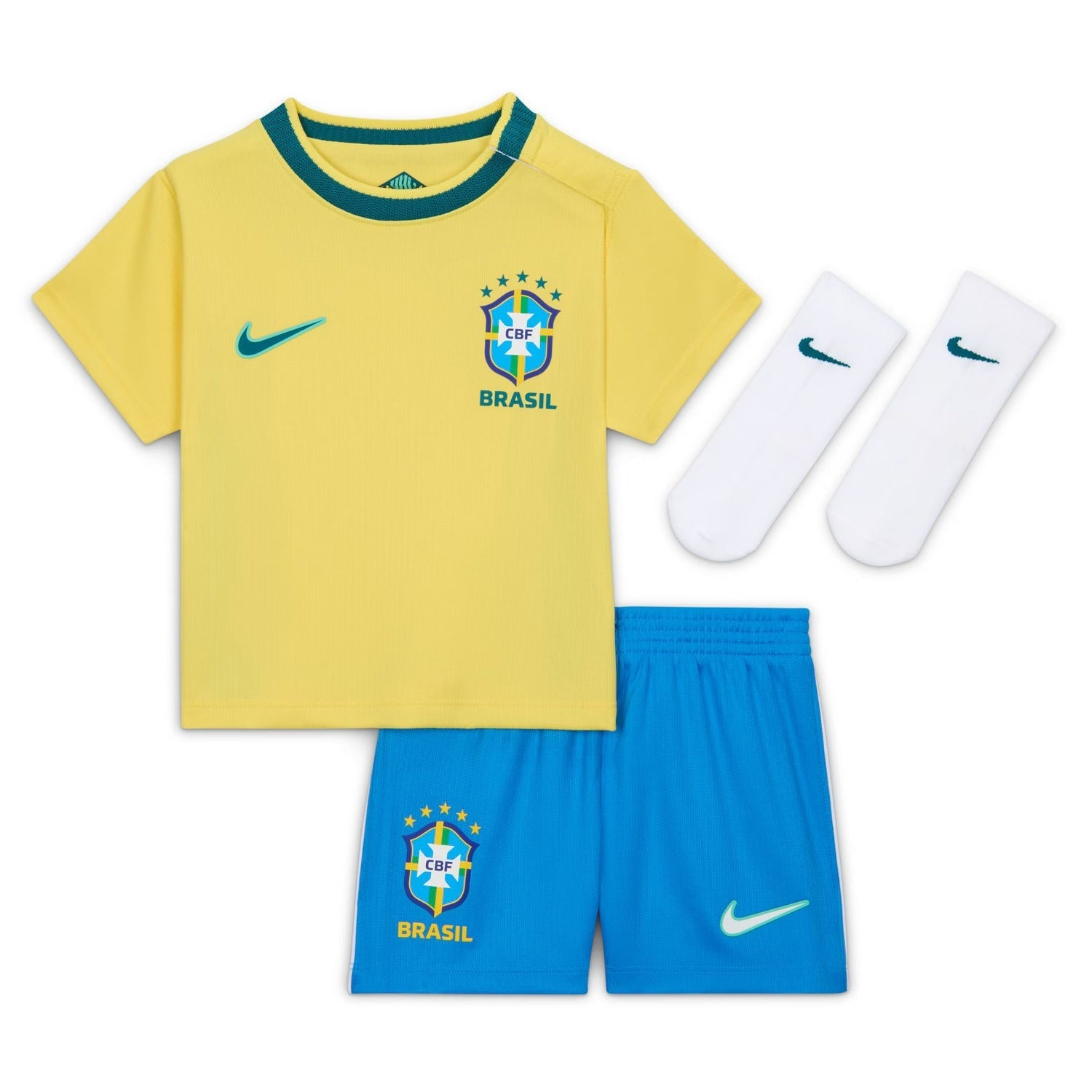 Brazil 2026 Home Custom Infant Soccer Kit – Personalized Fan Set