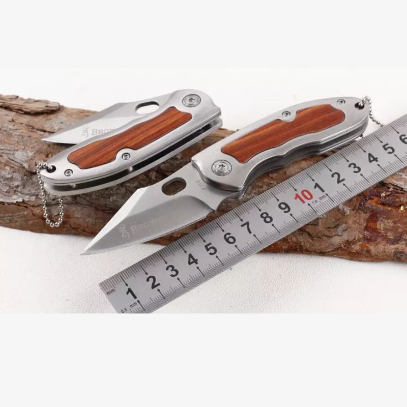Browning F113: Compact Steel & Wood Pocket Hunting Knife