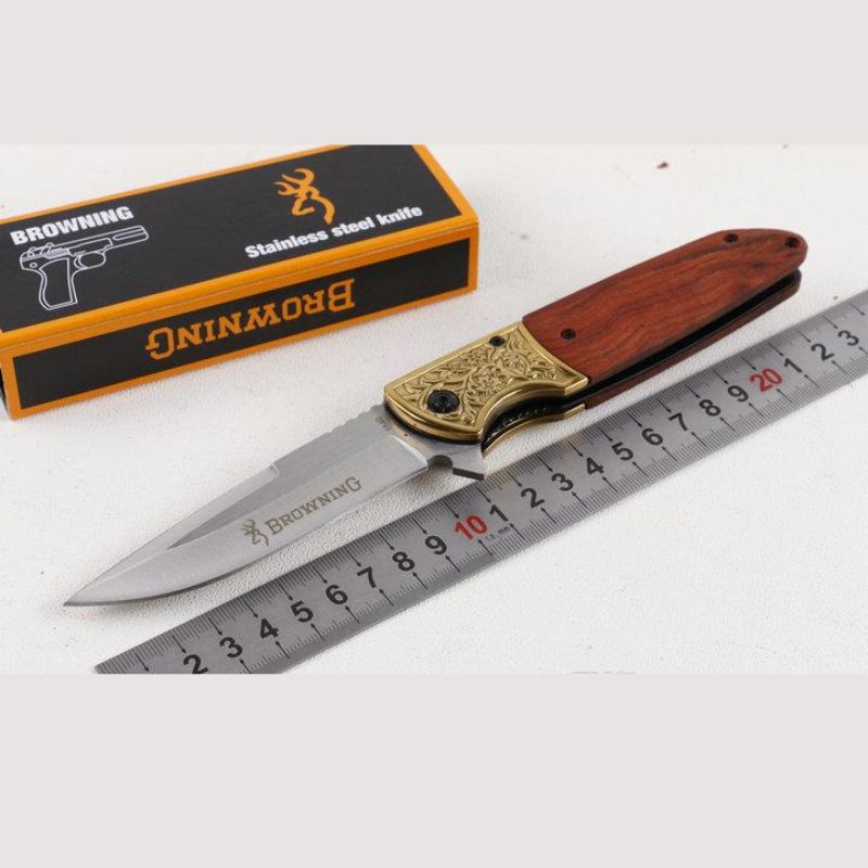 Browning Stainless Steel Hunting Folder: Heavy-Duty Outdoor Utility