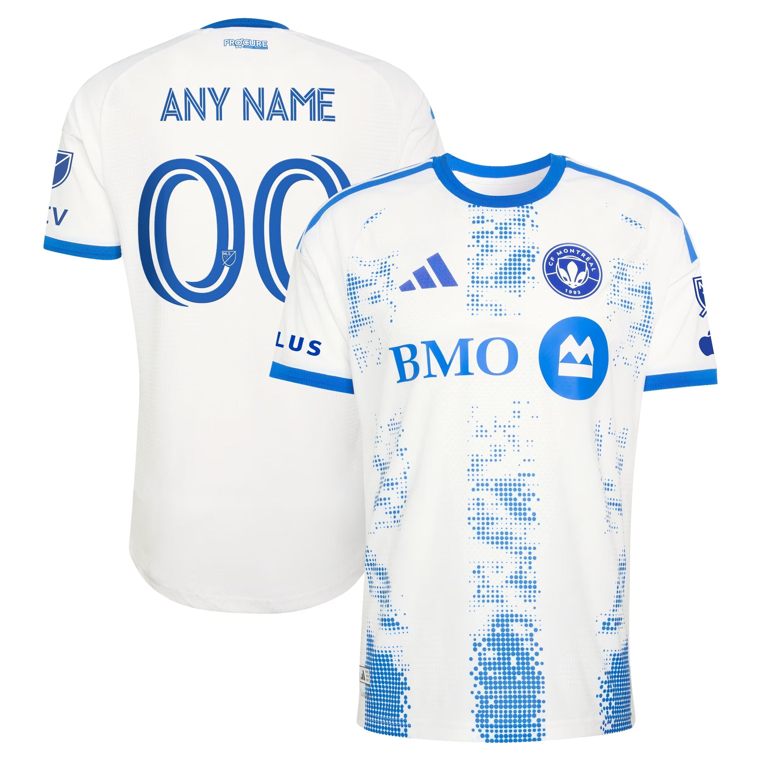 CF Montréal // adidas Official 2026 The Procure On-Field Patch Custom Jersey – White