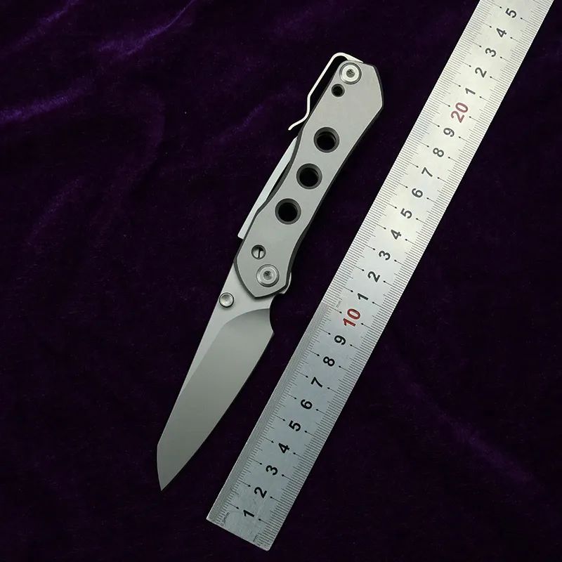 Ceramic Bearing Titanium Folding Knife | 60 HRC TC4 Alloy EDC