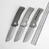 Chaves Redencion 228 Tactical Folder: 9.30" Heavy-Duty Hunter | TC4 Titanium & Carbon Fiber