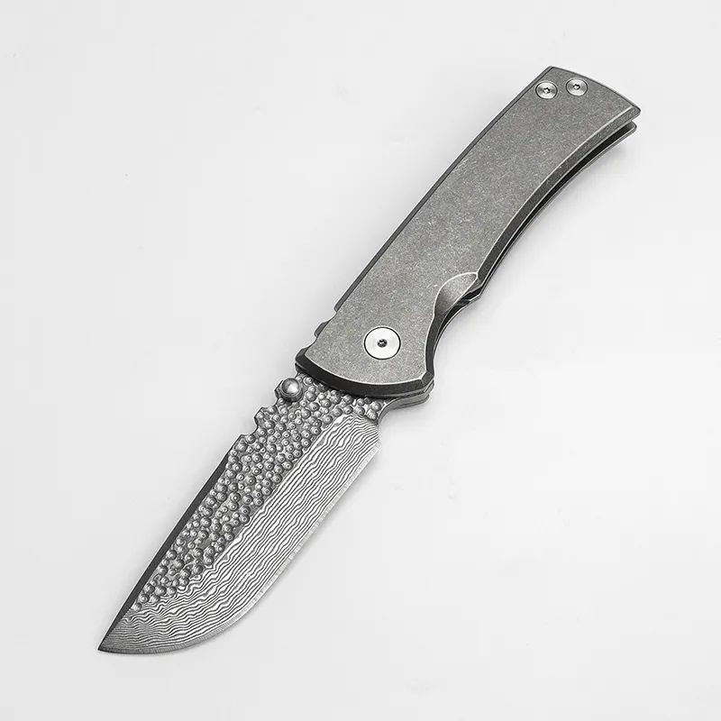 Chaves Redencion 228 Tactical Folder: 9.30" Heavy-Duty Hunter | TC4 Titanium & Carbon Fiber