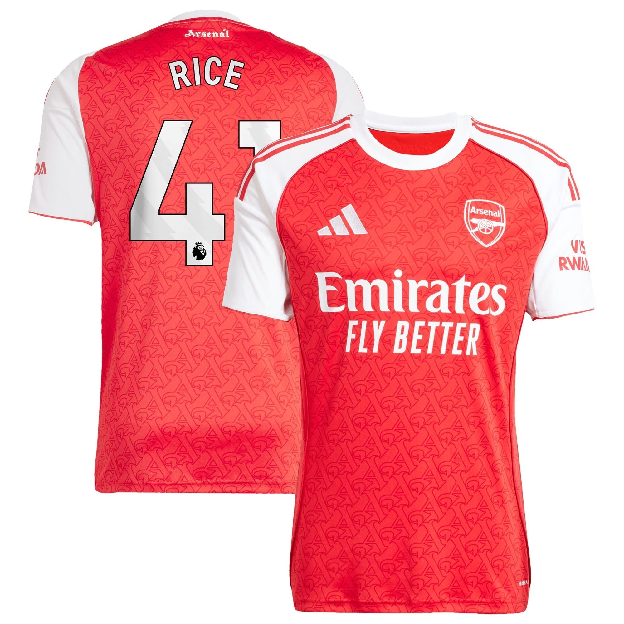 Declan Rice Arsenal Fan Edition Football Jersey | Shop Declan Rice Arsenal Soccer Shirt Online