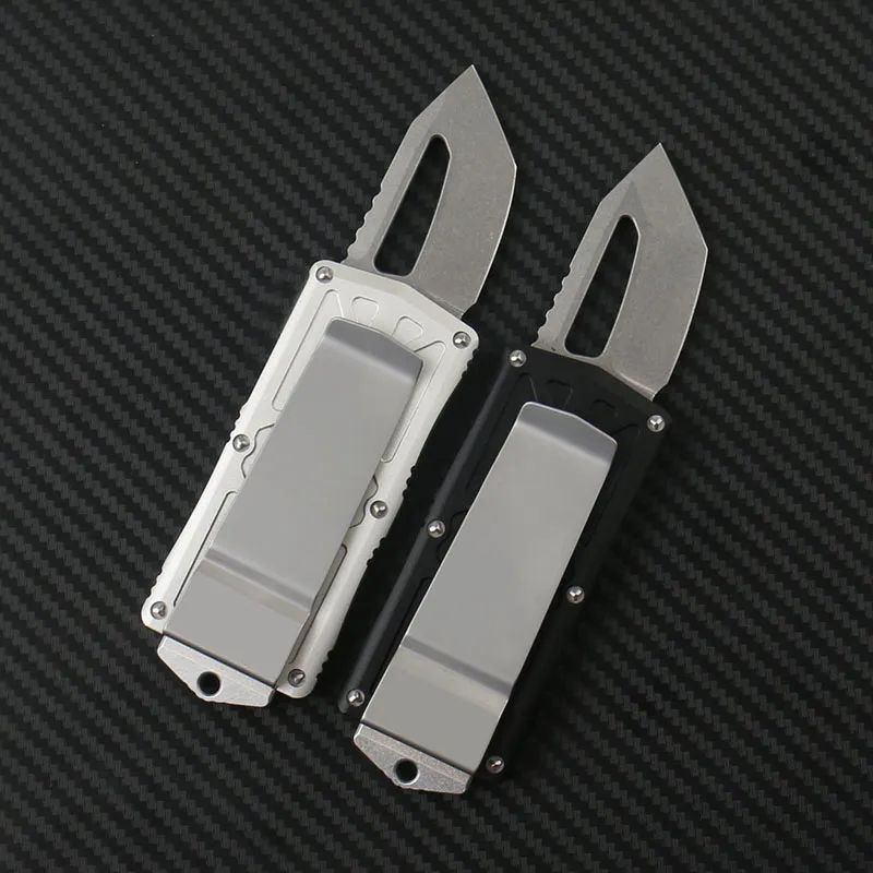 Exocet Mini "Bounty Hunter" OTF: 14.4 cm Automatic | T6-6061 Aluminum | Money-Clip Tactical