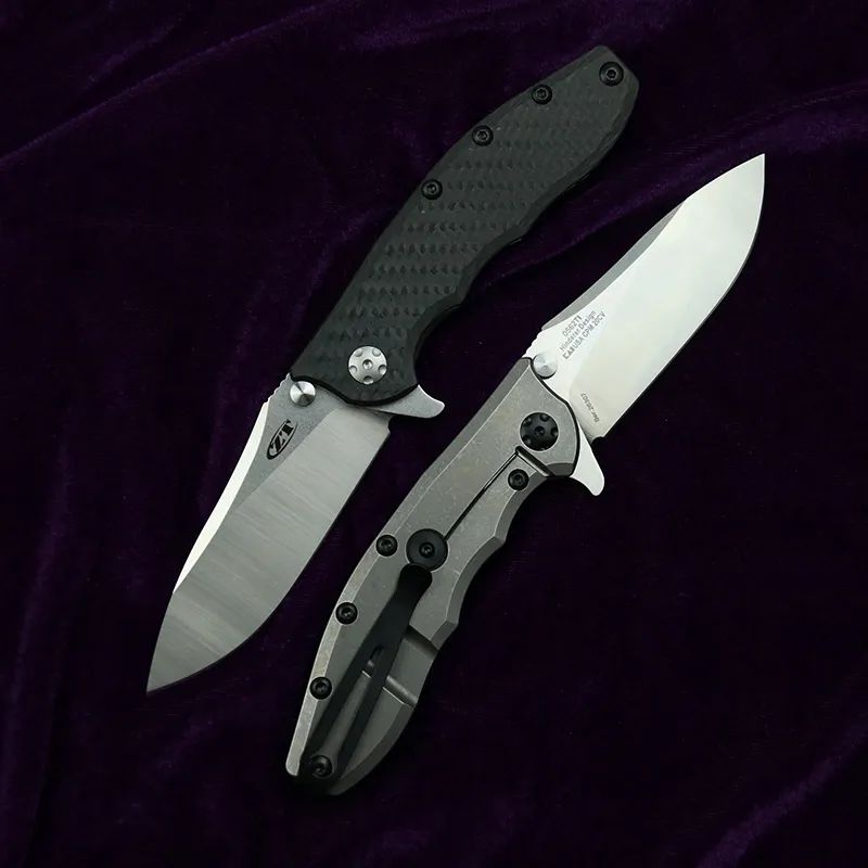 Hinderer 0562CF Slicer: 209mm Tactical Folder | Ceramic Bearing System | Titanium & Carbon Fiber
