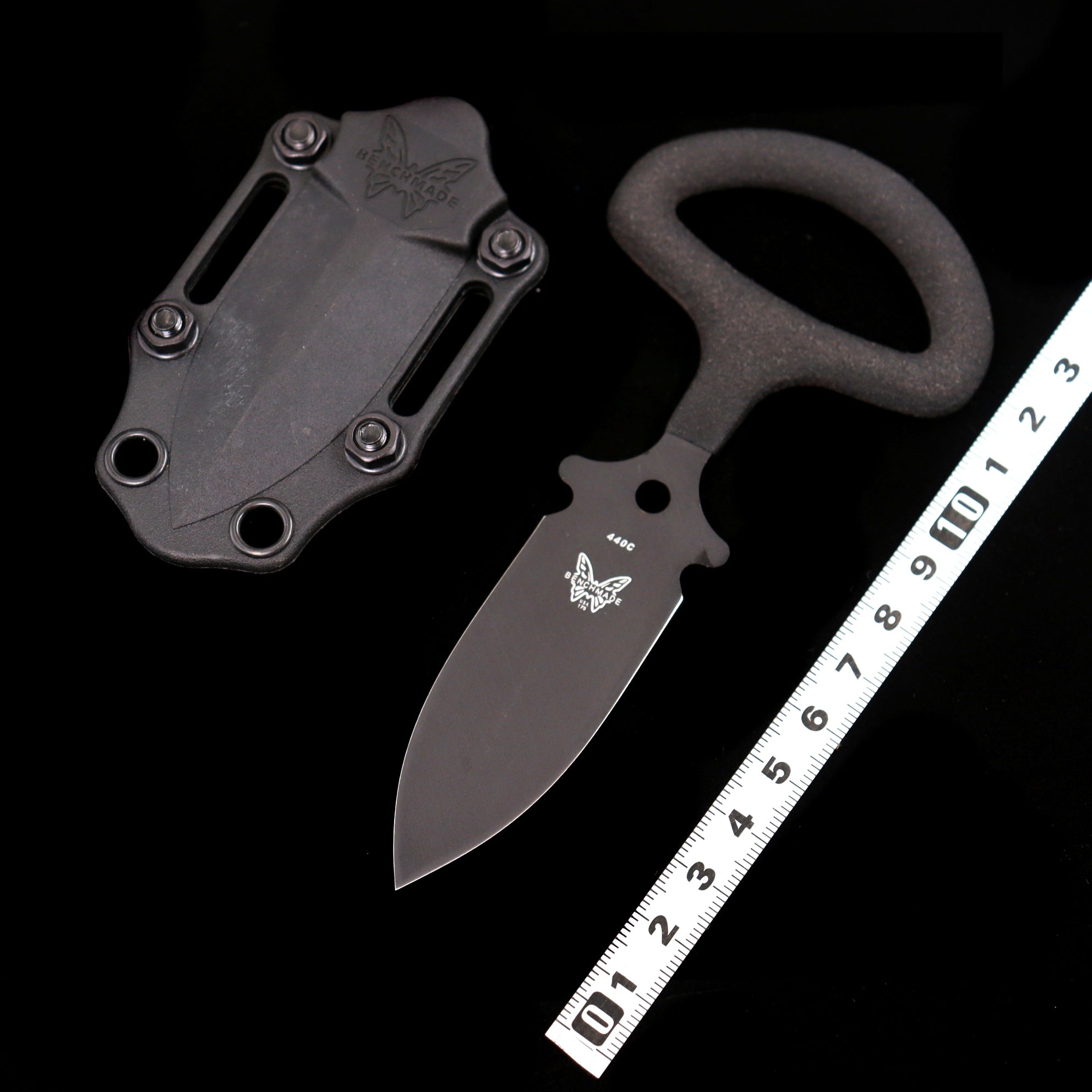Benchmade 175 CBK Tactical Push Dagger – 2.36" 440C Stainless Steel Double-Edge Spear Point Blade